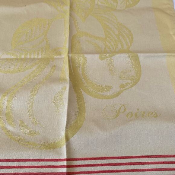 Linvosges Set of 3 Three Tea Towels Raisins Pommes Poires - Picture 6 of 10